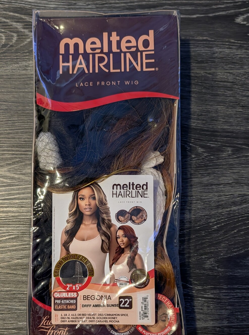 Outre Melted Hairline HD Lace Front Wig Deluxe Wide Lace Part Begonia